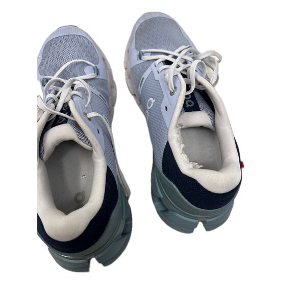 On Cloudflyer Low Blue Runners Womans Size 8 - Picture 6 of 7